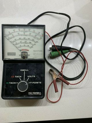 Vintage Dixco Pro - Tester Dwell/tach Meter