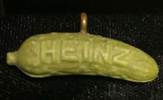 Vintage Heinz 57 Advertising Pickle Pendant