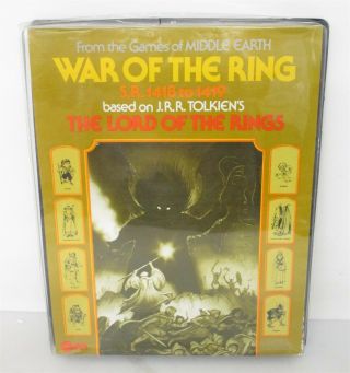 Vintage Board Game Middle Earth " War Of The Ring " Lord Of The Rings Tolkien