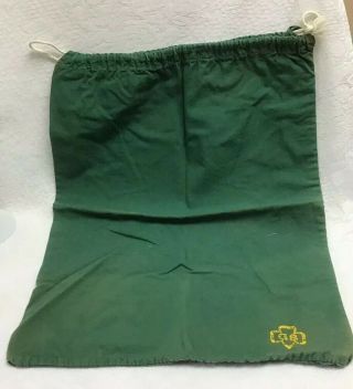 Vintage Drawstring Girl Scout Laundry Bag
