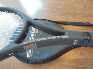 Yamaha Secret 06 Tennis Racquet Vintage L2 4 1/4 with Cover Case 2