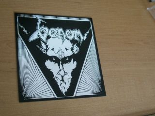 Venom Vintage Mirrored Sticker - Band Logo Cronos Black Metal Very Hard To Find