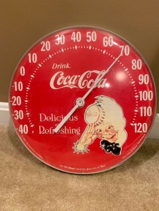 Coca - Cola Thermometer.  Vintage 1984.