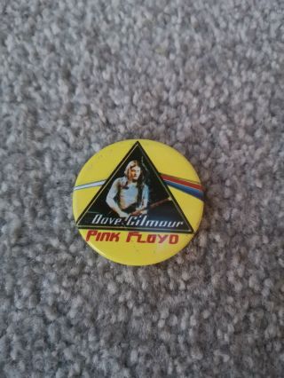 Vintage PINK FLOYD /DAVE GILMOUR Pin Badge Bundle Circa 1970s 3