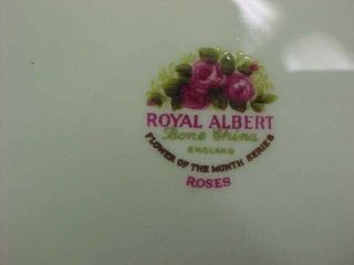 Vintage Royal Albert Flower of the Month Series June Tea Cup Trio Set Roses 5