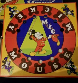 Vintage 1976 Walt Disney ' s Mickey Mouse Board Game By Parker Brothers Complete 3