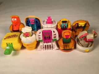 Vintage Mcdonalds Food Changeables Happy Meal Toy Transformers 1987 - 1990