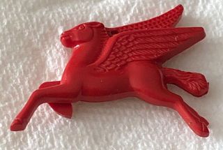 Vintage 1940s Early Version Mobil Oil Pegasus Flying Horse Charm