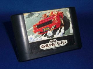 Vintage Authentic Sega Genesis Out Run Video Game Cartridge (1991 Outrun)