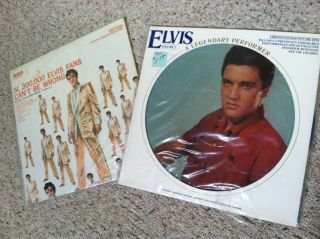 Vntg Elvis Presley Vinyl Records (elvis 