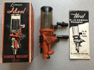 Vintage Lyman Ideal Powder Measure No.  55