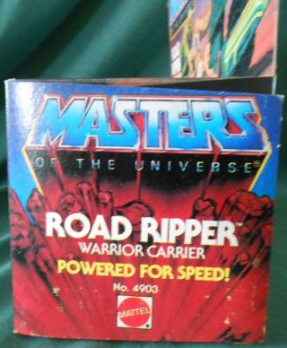 Master of The Universe Road Ripper Vechile Vintage MOTU 1983 5