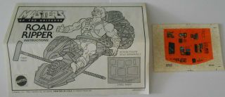 Master of The Universe Road Ripper Vechile Vintage MOTU 1983 7