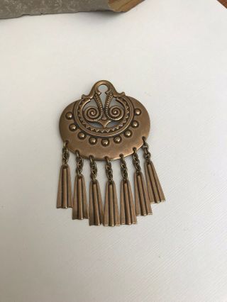 KALEVALA KORU Finland - Vintage Bronze Brooch 