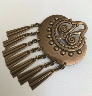 KALEVALA KORU Finland - Vintage Bronze Brooch 