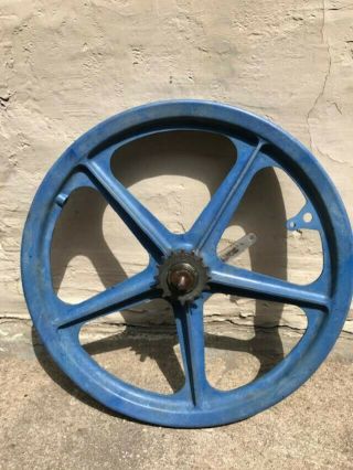 Vintage Mag Wheels Old School BMX Blue - With Bendix 76 Hubs 3
