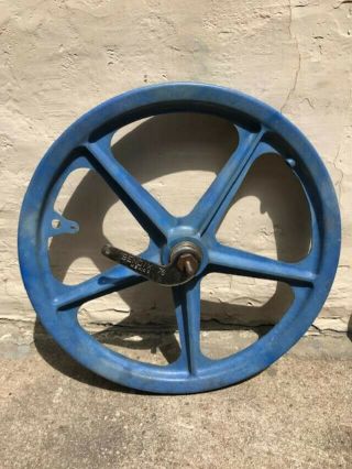 Vintage Mag Wheels Old School BMX Blue - With Bendix 76 Hubs 4