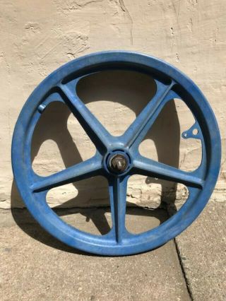 Vintage Mag Wheels Old School BMX Blue - With Bendix 76 Hubs 5