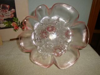 Vintage? Walther Mikasa Pedestal Compote Candy Dish - Pink - W.  Germany 2
