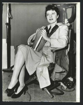 1947 Helene Costello Vintage Wire Photo Silent Era 1st Talkie Actress