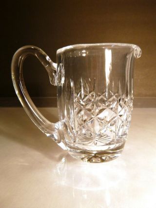 Vintage Waterford Crystal Creamer / Small Pitcher 4 "
