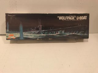 Vintage Aurora Model Kit German Submarine Wolfpack U - Boat U - 505 716 - 130 1972
