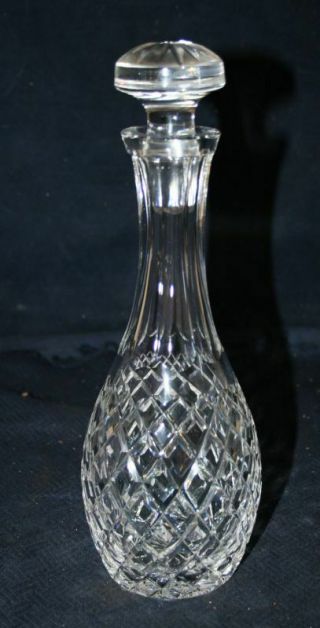 Vintage Waterford Cut Crystal Cordial Decanter W/ Stopper - Comeragh