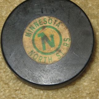 Minnesota Northstars Nhl Hockey Puck Manufactured By Converse Vintage Vtg