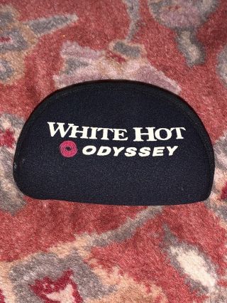 Odyssey White Hot Black Vintage Golf Putter Head Cover Ex,