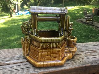 Vintage 1950s Mccoy Oh My Wishing Well Planter