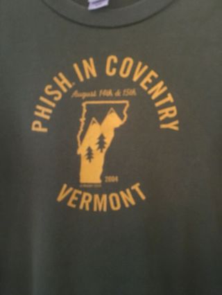 Phish Vintage Vermont 2004 Tshirt Womens Medium