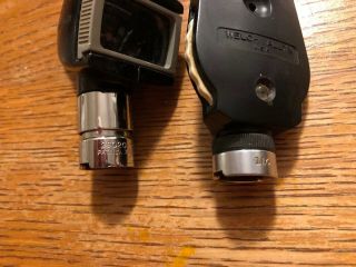 Welch Allyn Otoscope And Ophthalmoscope Heads Vintage 2