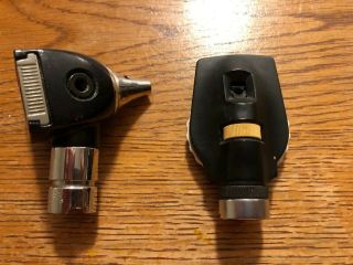 Welch Allyn Otoscope And Ophthalmoscope Heads Vintage 4