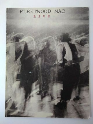 Vintage Fleetwood Mac Live Album 1980 Paperback Songbook