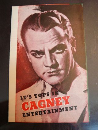 Vintage 1935 Jimmy Cagney Herald Great Guy Fabulous And Frameable