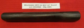 Winchester Model 1873 Forearm Stock From A 44 Wcf Round Barrel Rifle Made 1885