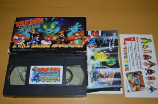 Vtg Vhs Nintendo Donkey Kong Racing Promo Tape