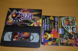 Vtg Vhs Nintendo Promo Tape The Legend Of Zelda Majora 