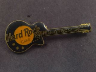 Vintage Hard Rock Cafe London Guitar Pin Made In England F.  C.  Parry Collectible