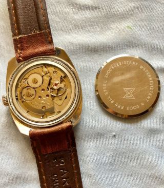 Vintage EDOX,  men ' s watch,  Old Swiss made,  Mechanical Beauty. 2