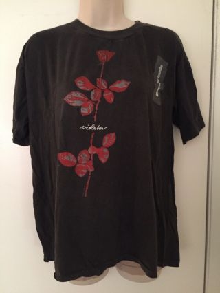 Vintage 1990 Depeche Mode World Violation Concert T - Shirt Violator Electronic
