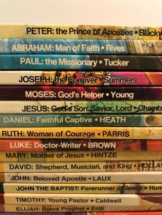 BIBLEARN Series Vintage 1976 - 1979 Bible Books for Children Complete Set of 24 2