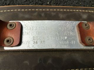 Vintage 1981 R.  H.  Buhrke Lineman ' s Body Belt and Strap 2