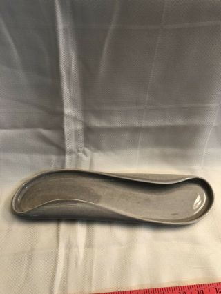 Vintage Russel Wright American Modern By Steubenville Gray Celery Tray