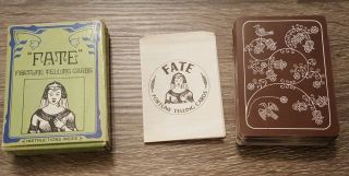 Vintage 1968 " Fate " Fortune Telling Cards Merrimack