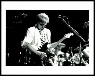 1983 Alex Lifeson On Stage @ Radio City Vintage Photo Rush Guitarist Gp