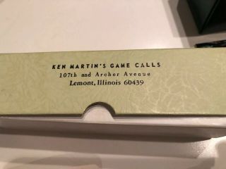 VINTAGE Ken Martin,  RNT,  Echo Calls,  Iverson Duck Call EMPTY BOXES Books 6