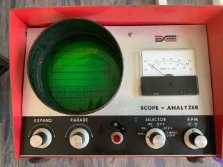 Borg Warner Vintage 1960 - 70 Automotive Oscilloscope And Engine Analyzer
