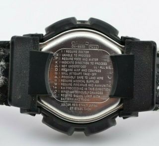 Vintage Casio G - Shock Code Name Digital Quartz Watch DW - 8800 MOD.  1444 G516/16.  2 6
