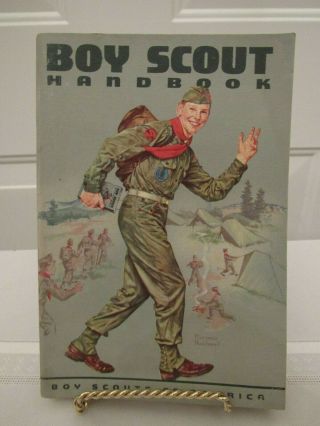1964 Boy Scout Handbook Vintage Boy Scouts Of America Bsa Book Norman Rockwell